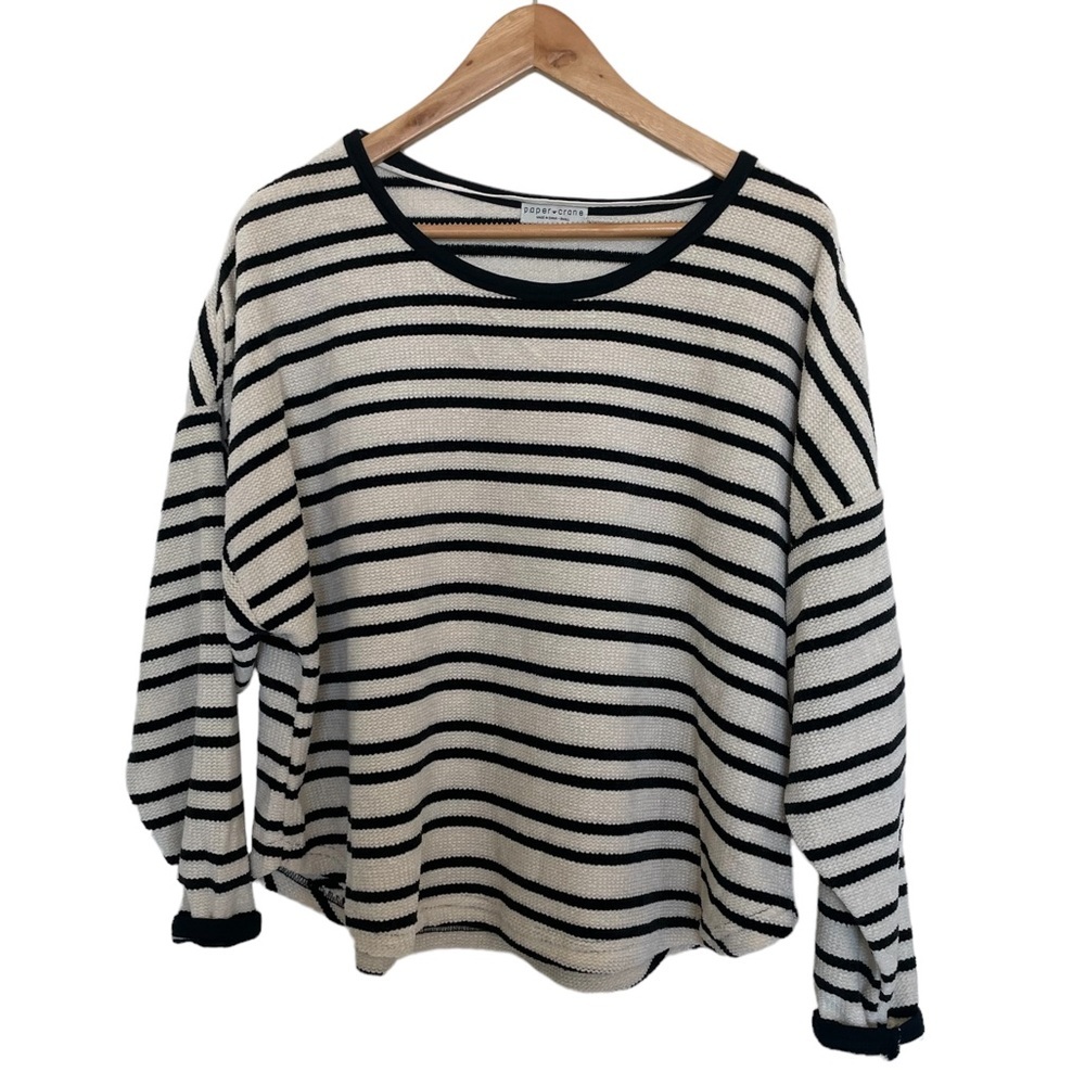 Paper Crane Striped Sweater
